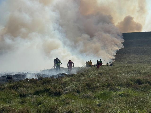 Scottish wildfire