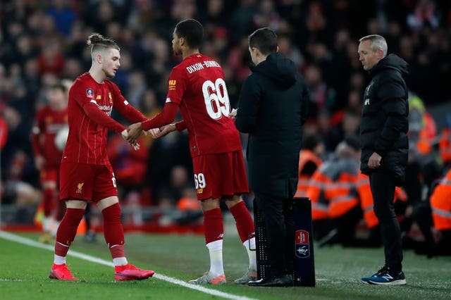 Liverpool fielded a young squad against Shrewsbury, where Neil Critchley (right) took charge