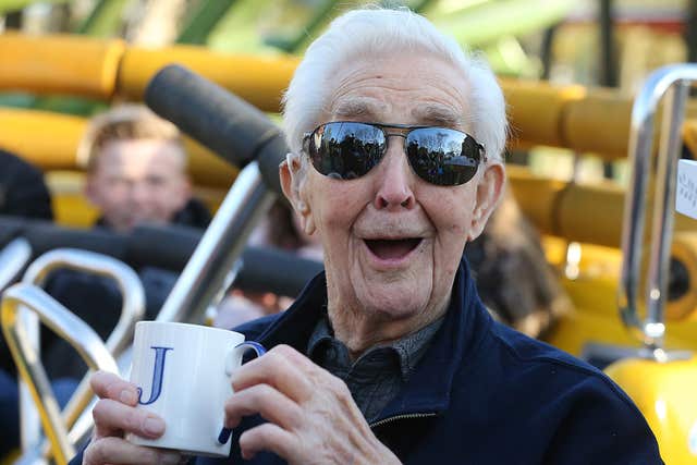 world’s oldest person to ride a roller coaster