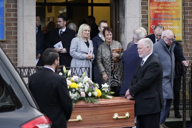 Baroness May Blood funeral