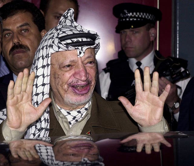 Mahmoud Abbas took over from Yasser Arafat after his death (Tim Ockenden/PA)