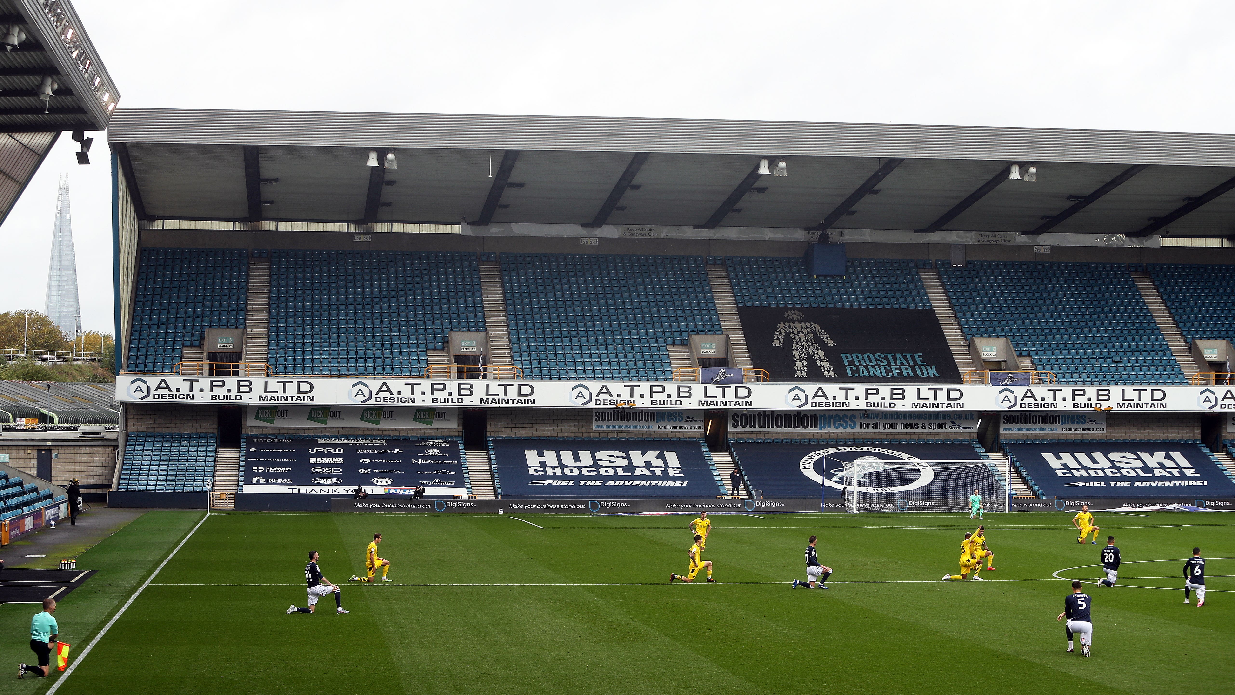 Kick It Out Chair Hails Millwall And Derby Players For Defying Boos To Take Knee Bt Sport