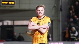 Will Evans scored his 20th goal of the season for Newport