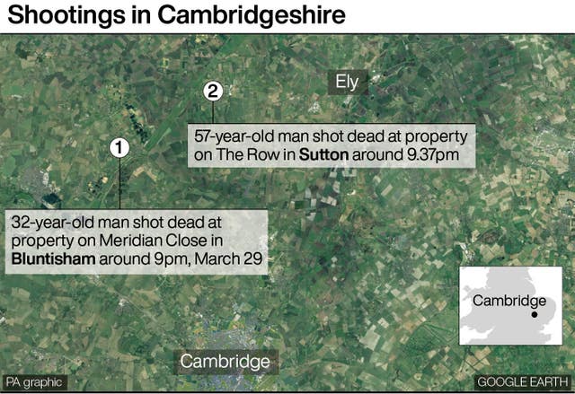 Shootings in Cambridgeshire.