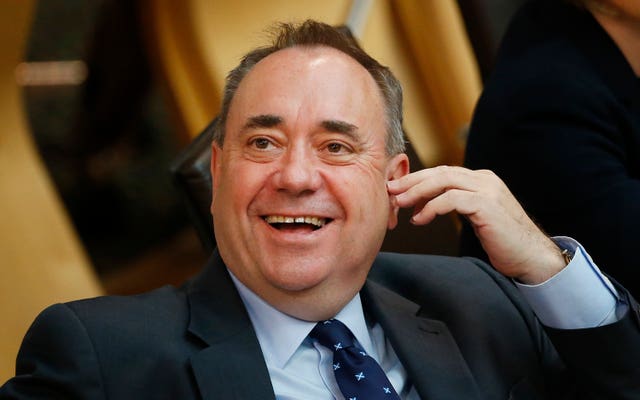 Alex Salmond became Scotland's first SNP first minister (Danny Lawson/PA)