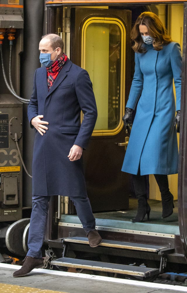 Duke and Duchess of Cambridge royal train tour