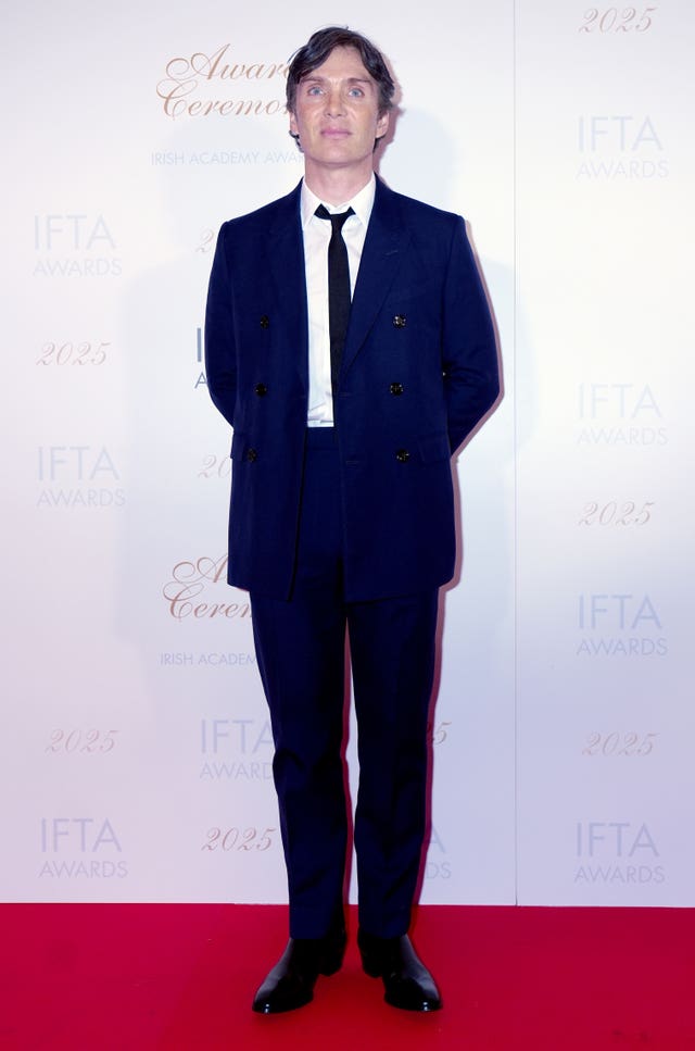 Cillian Murphy on the red carpet 