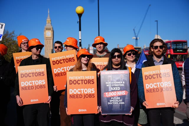 Doctors on the picket line