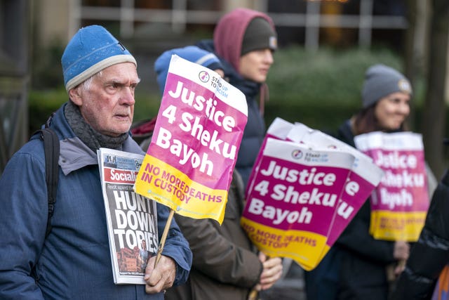 Sheku Bayoh campaigners