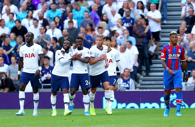 Tottenham celebrate