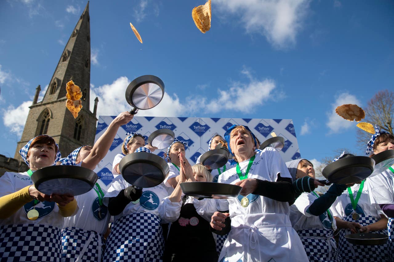 Runners come out in their shroves for Pancake Day races Shropshire Star