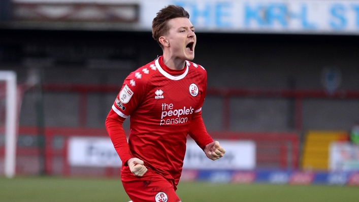 James Tilley’s free-kick earned Crawley a point at Bradford (Andrew Matthews/PA)