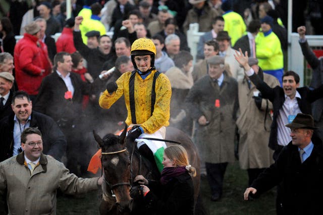 Patrick Mullins on Cousin Vinny at Cheltenham