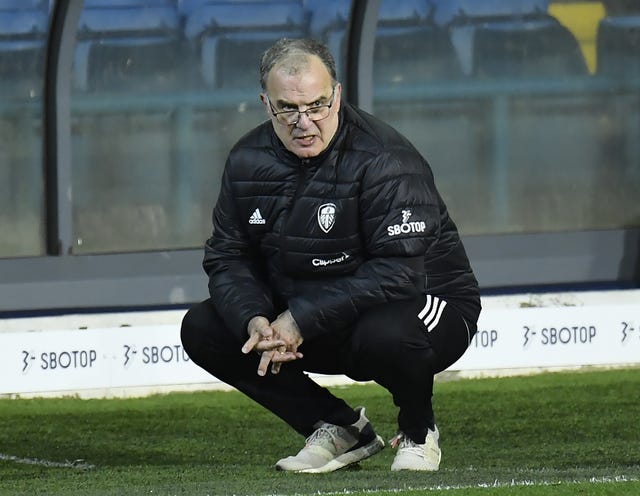 Newcastle head coach Steve Bruce hailed the influence of Marcelo Bielsa at Leeds (Peter Powell/PA)