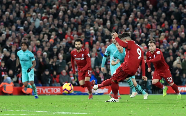 Roberto Firmino scored a hat-trick as Liverpool overpowered Arsenal
