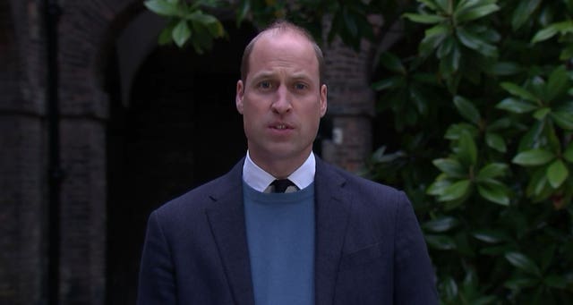 The Duke of Cambridge makes a statement following the publication of Lord Dyson’s investigation