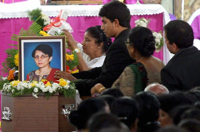 Jacintha Saldanha funeral