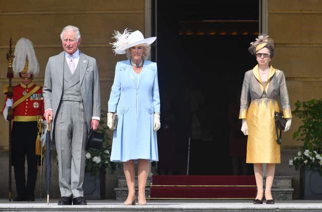 Charles, Camilla and the Princess Royal