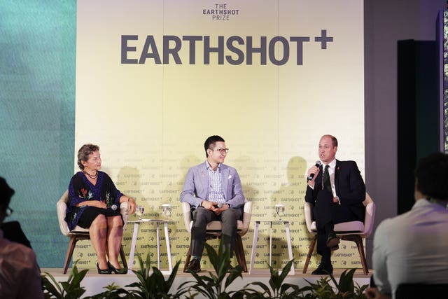 The Prince of Wales attends Earthshot+ at Park Royal Pickering, Singapore. 