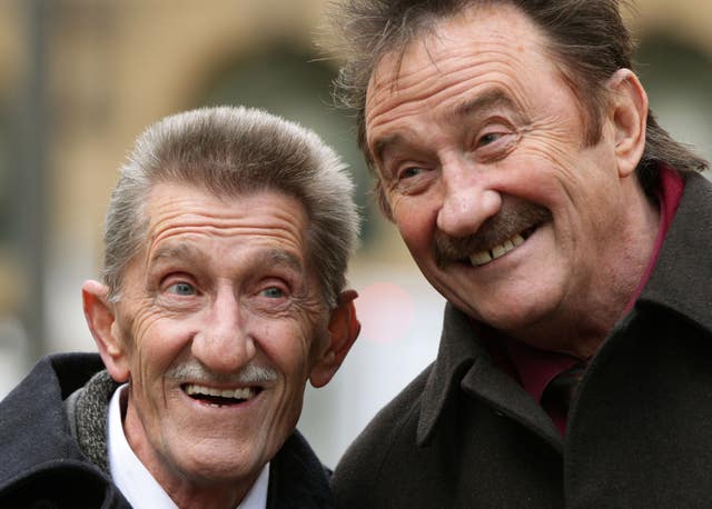 The Chuckle Brothers, Barry (left) and Paul Elliott