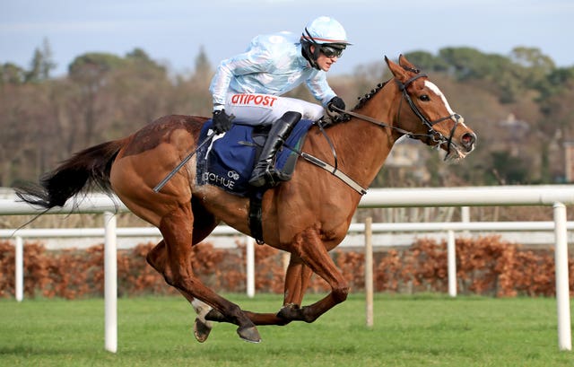 Gala Marceau in action at Leopardstown 