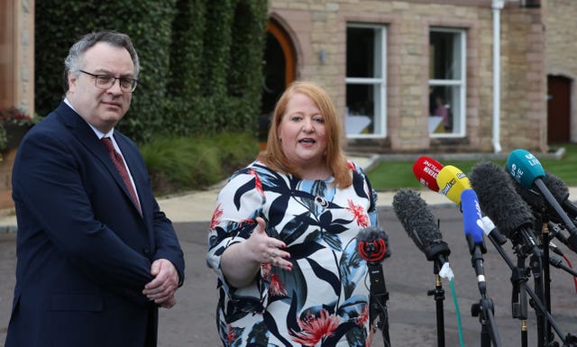 Naomi Long and Stephen Farry