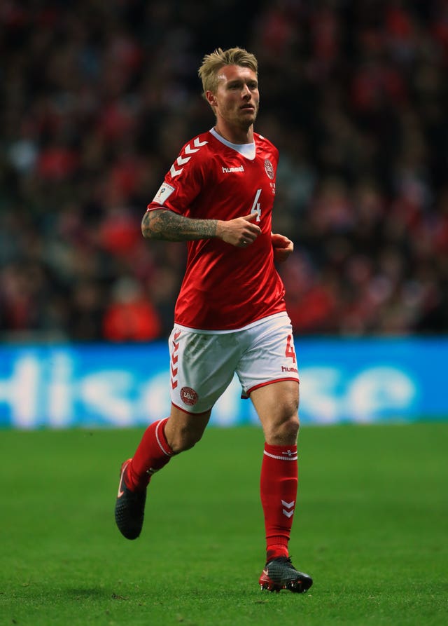 Denmark captain Simon Kjaer gave his backing to Guerrero (Tim Goode/PA).