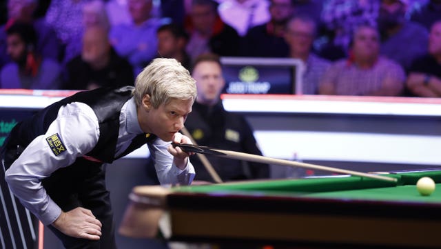 Neil Robertson in action at the UK Championship in York