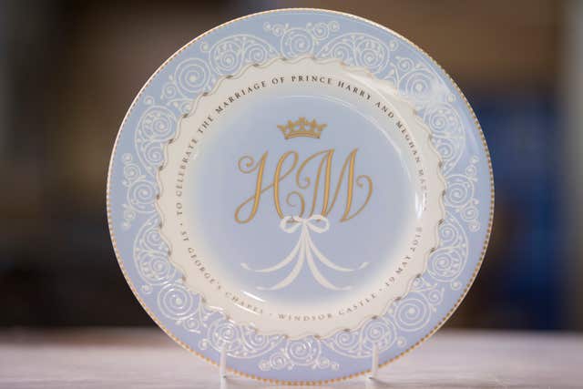 Royal wedding china