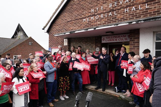 Keir Starmer visit to Gillingham