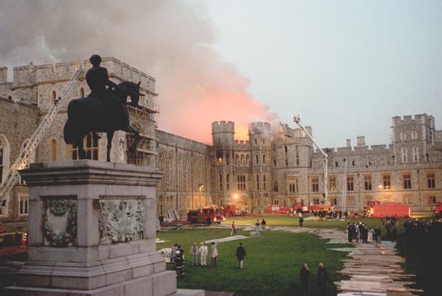 Disasters and Accidents – Windsor Castle Fire – Windsor