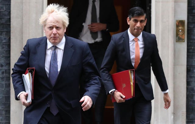 Boris Johnson and Rishi Sunak