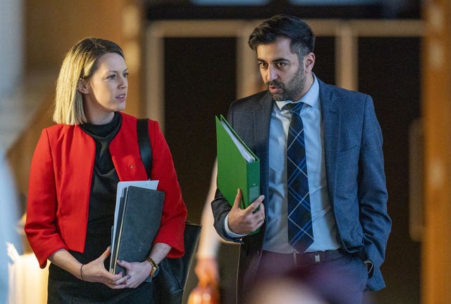 Jenny Gilruth and Humza Yousaf