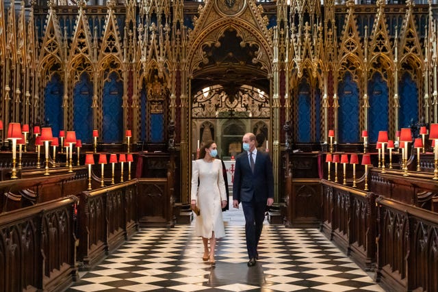 Royal visit to London vaccination centre