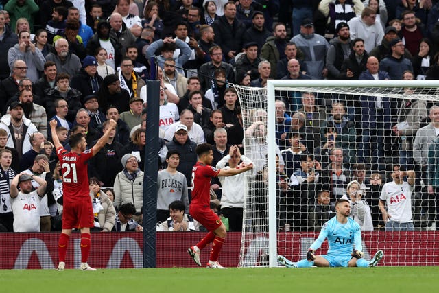 Tottenham suffered a home defeat 