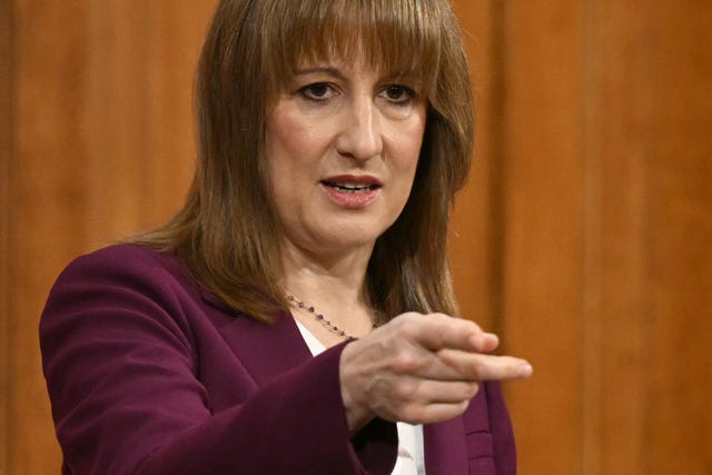 Chancellor Rachel Reeves 