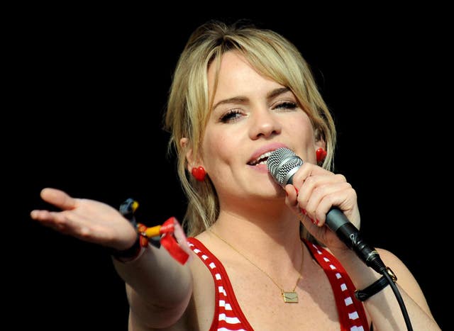 Duffy performs at Glastonbury Festival 2008