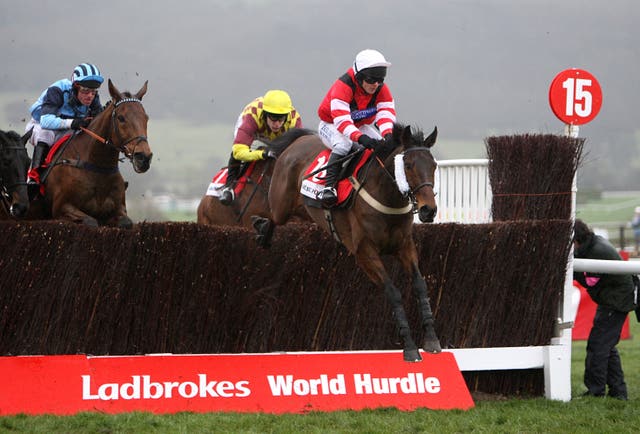 Mattie Batchelor, here riding Cossack Dancer at Cheltenham - the horse that gave him a memorable day when completing the Grand National course