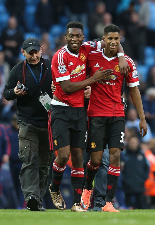 Timothy Fosu-Mensah made his Premier League debut on the same day as Marcus Rashford