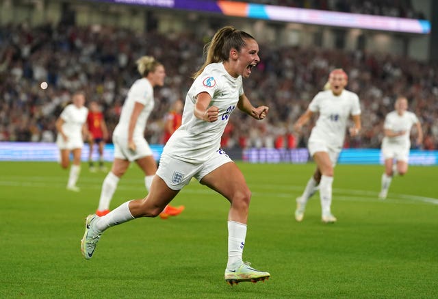 Ella Toone levelled for England with just six minutes remaining.