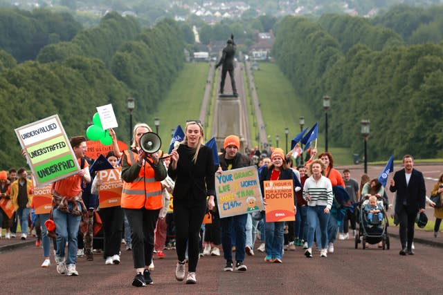 Junior doctors in NI strike