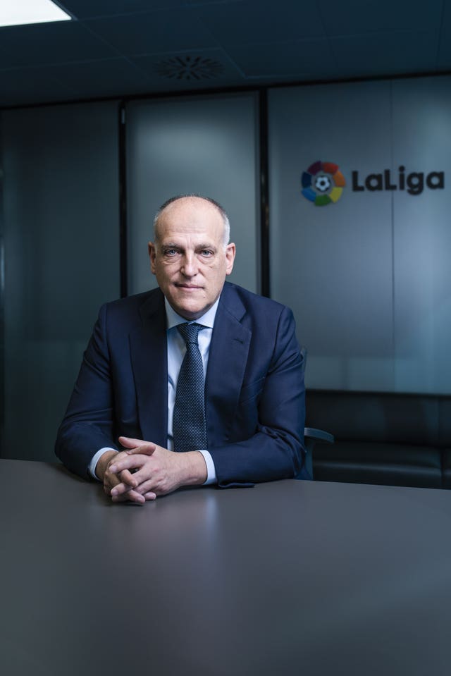 La Liga president Javier Tebas believes the architects of last year's Super League are working on new plans 