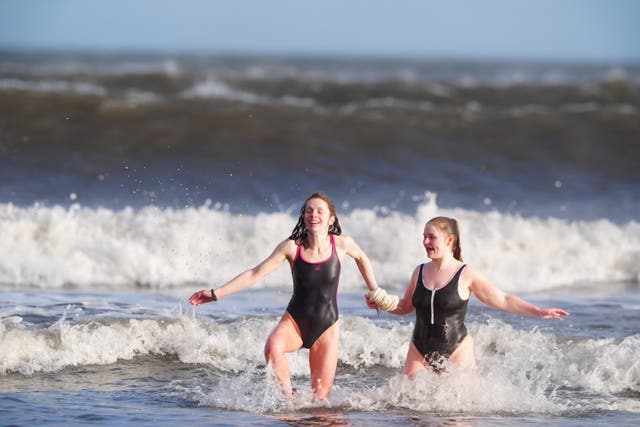 New Year’s Day swim