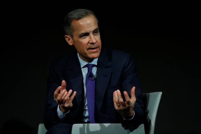 Mark Carney said in February that rates would need to rise further and faster to rein in inflation. (Peter Nicholls/PA)