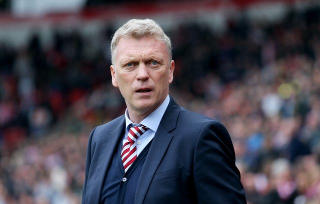 Sunderland were relegated from the Premier League under Moyes