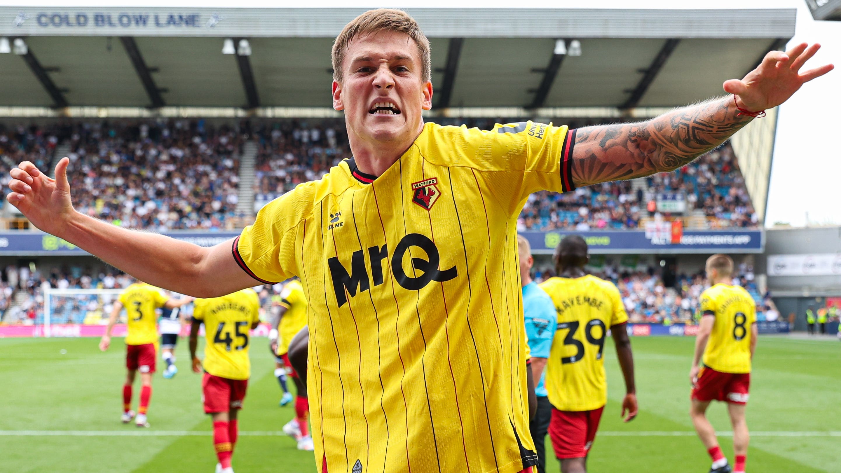 Mileta Rajovic’s double saw Watford into round three (Kieran Cleeves/PA)