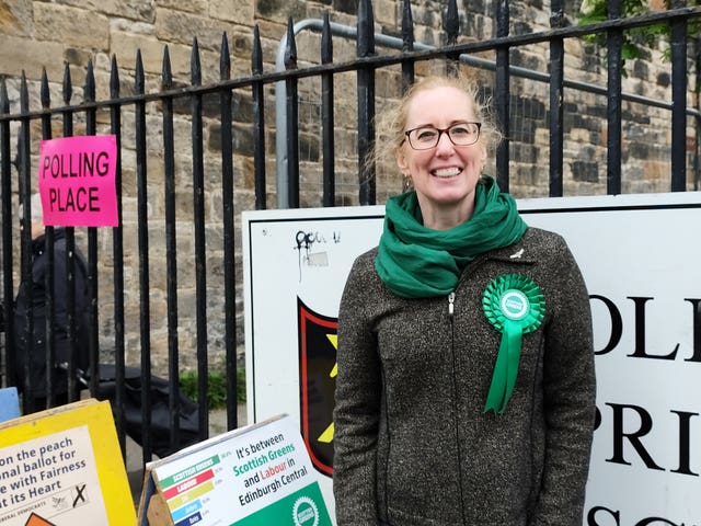 Lorna Slater smiles at the camera