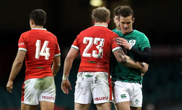 Billy Burns, pictured, right, and Ross Byrne would be the options to replace Johnny Sexton