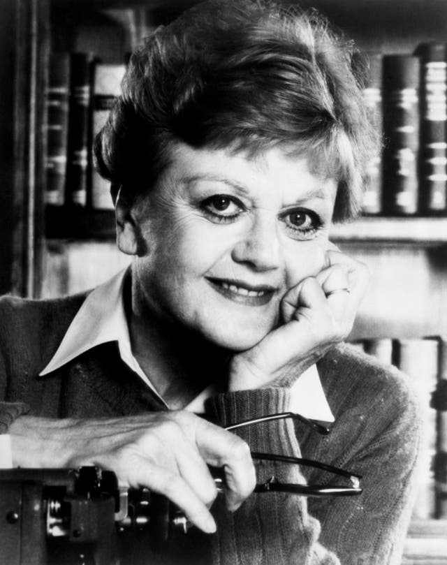 Angela Lansbury as thriller-writer Jessica Fletcher in the television series Murder She Wrote 