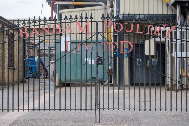 Banham Poultry's gates